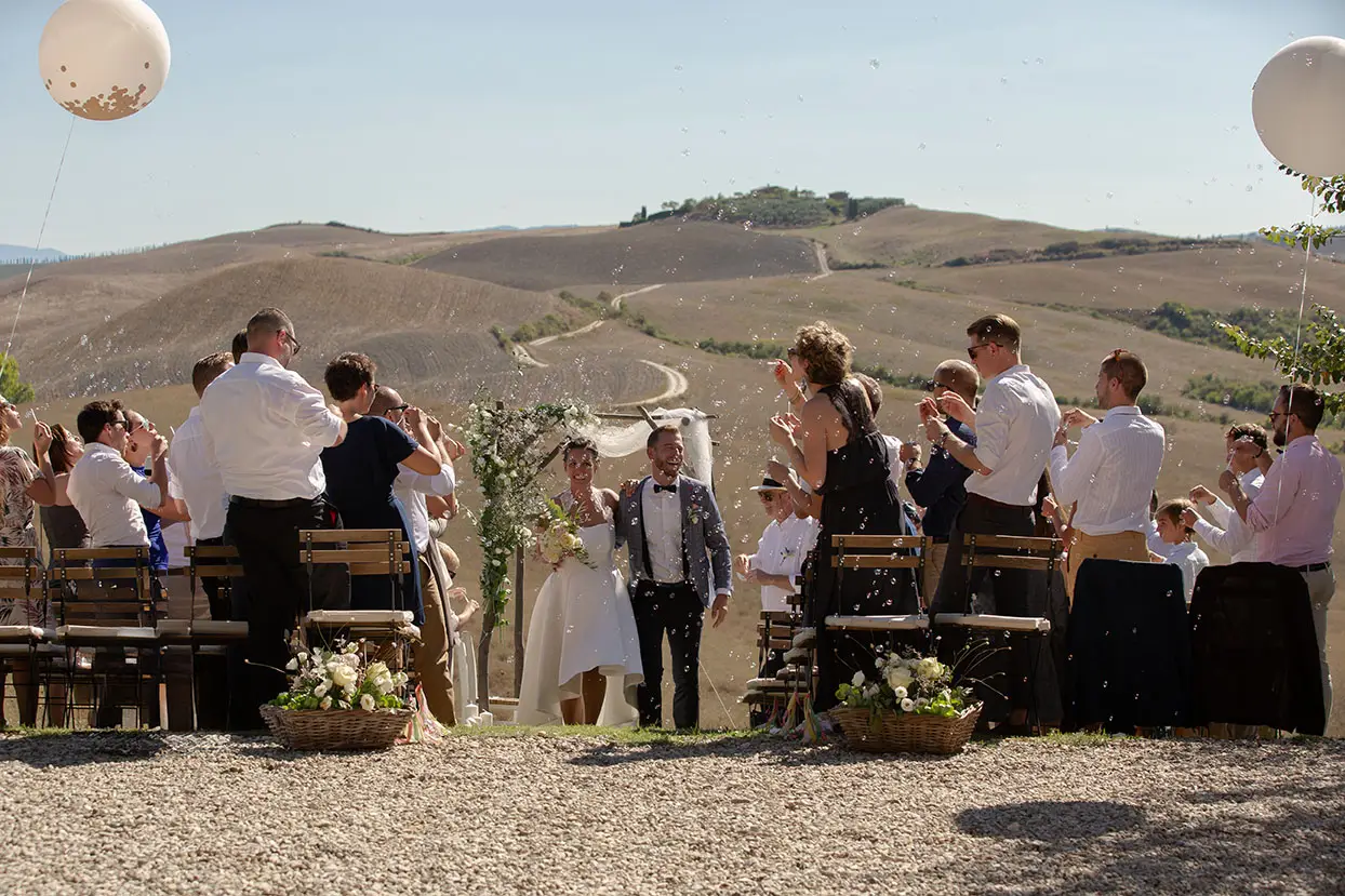 Hochzeitsfeier im Terra dei Ciuchi