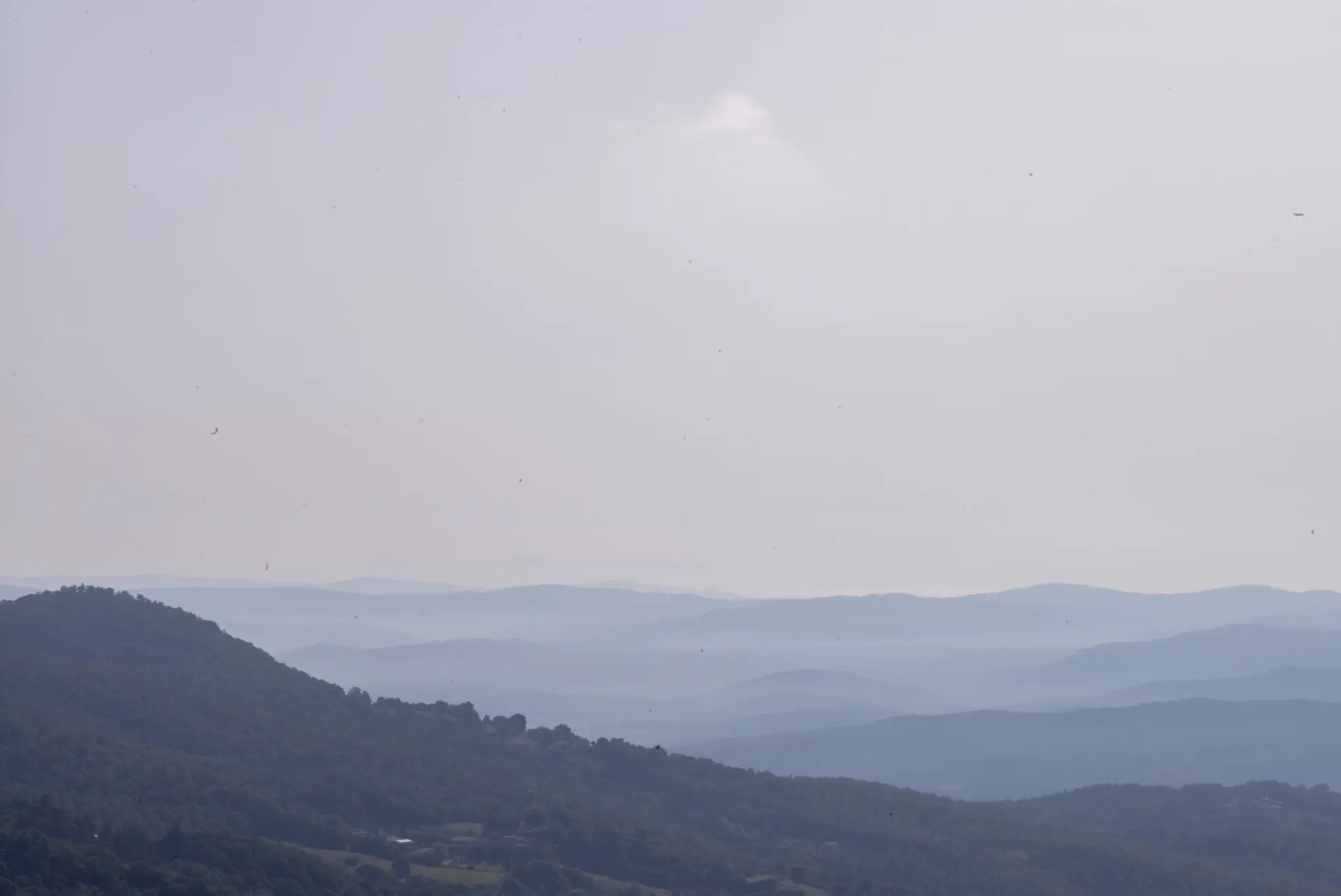 Toscana Weitblick über Landschaft